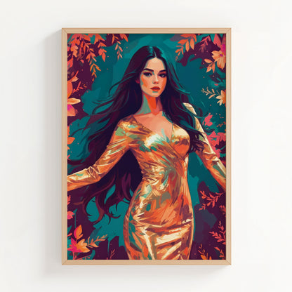 Golden Glow Print