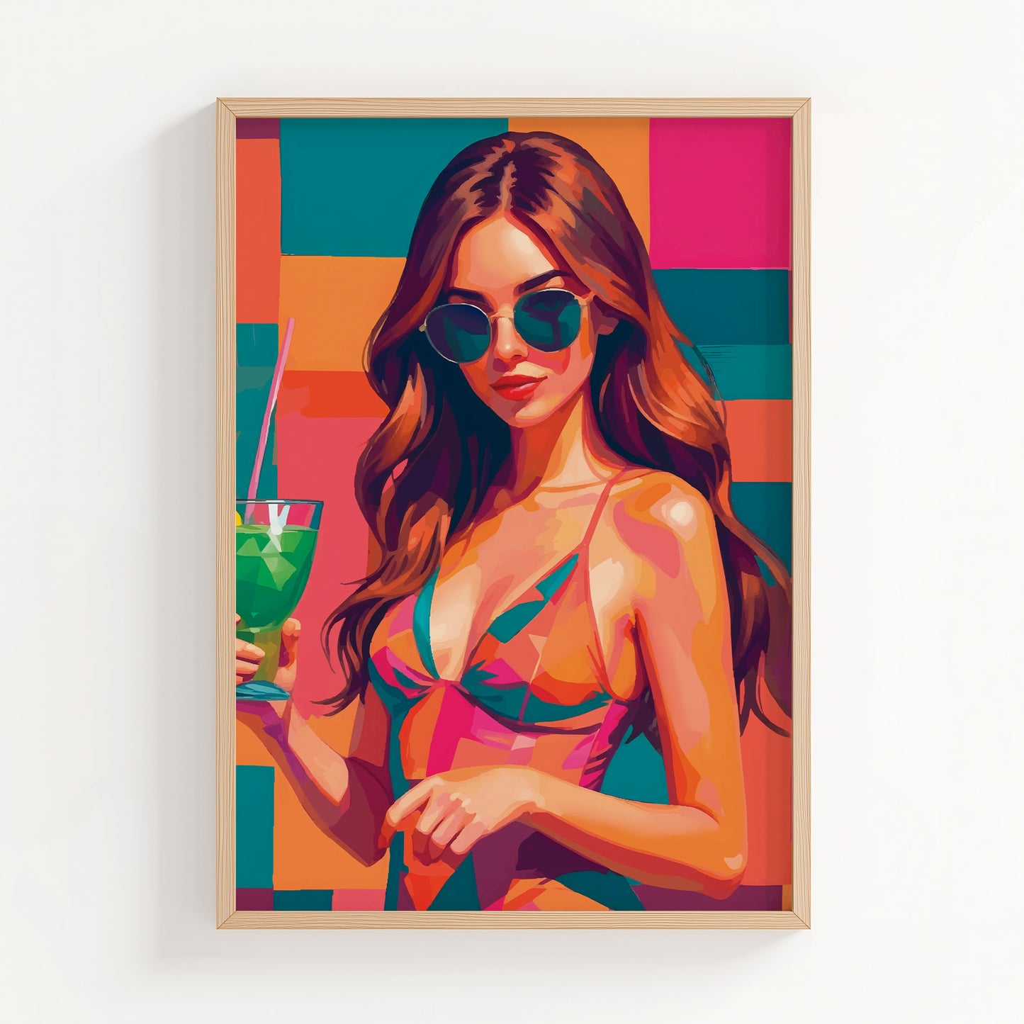 Poolside Elegance Print