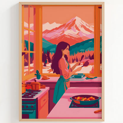 Mountain View Print