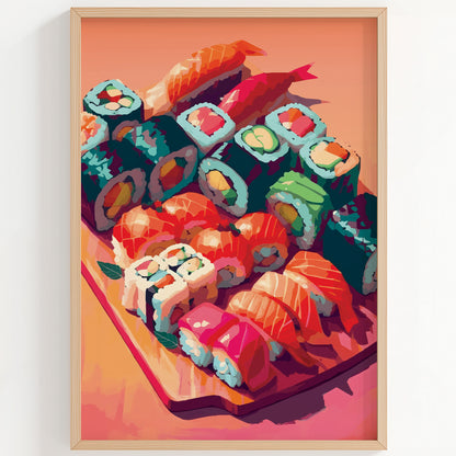 Sushi Delight Print