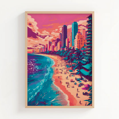 Coastal Cityscape Print