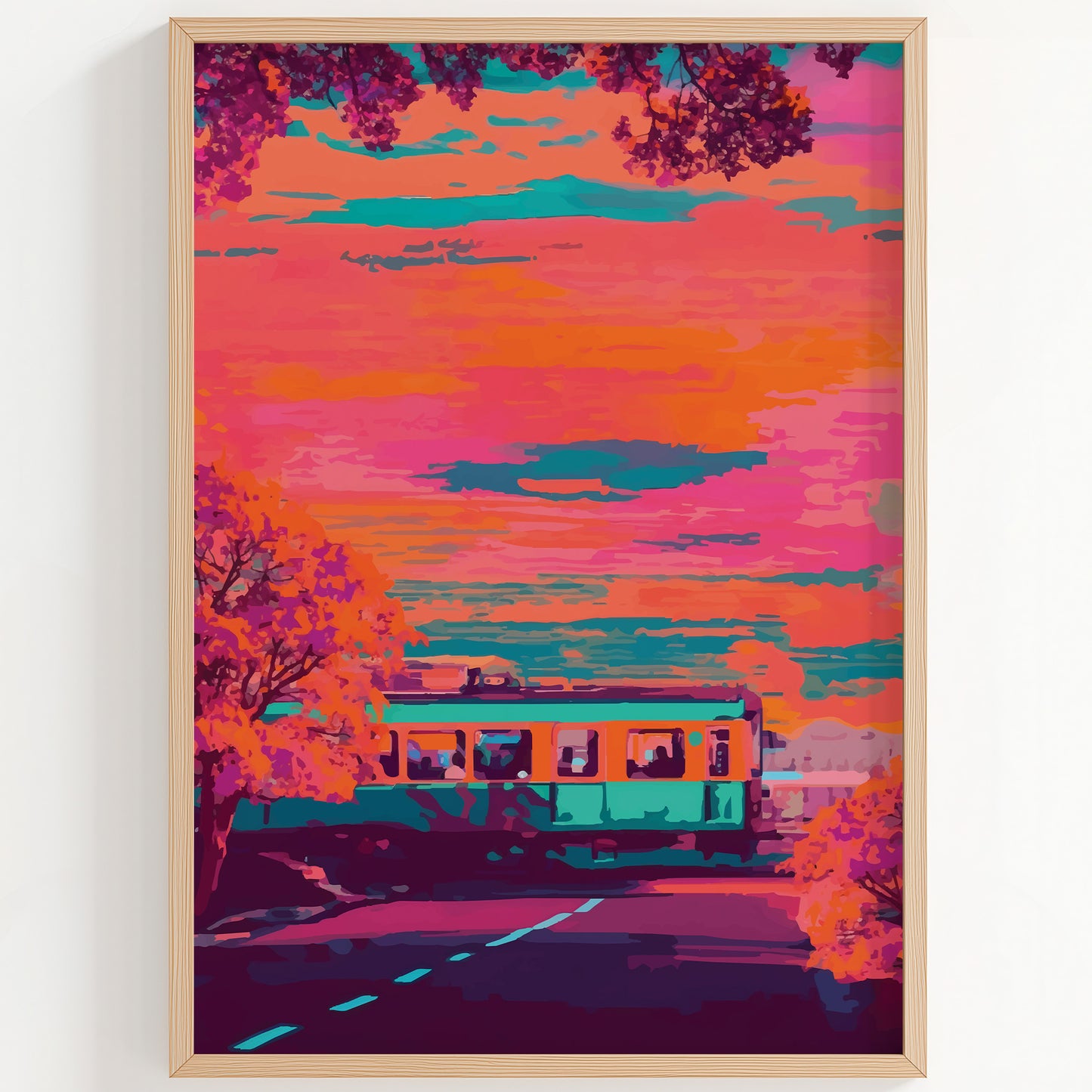 Landscape Train Print