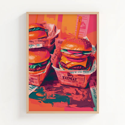 Gourmet Burger Print