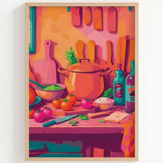Farmhouse Cooking Vibes Print