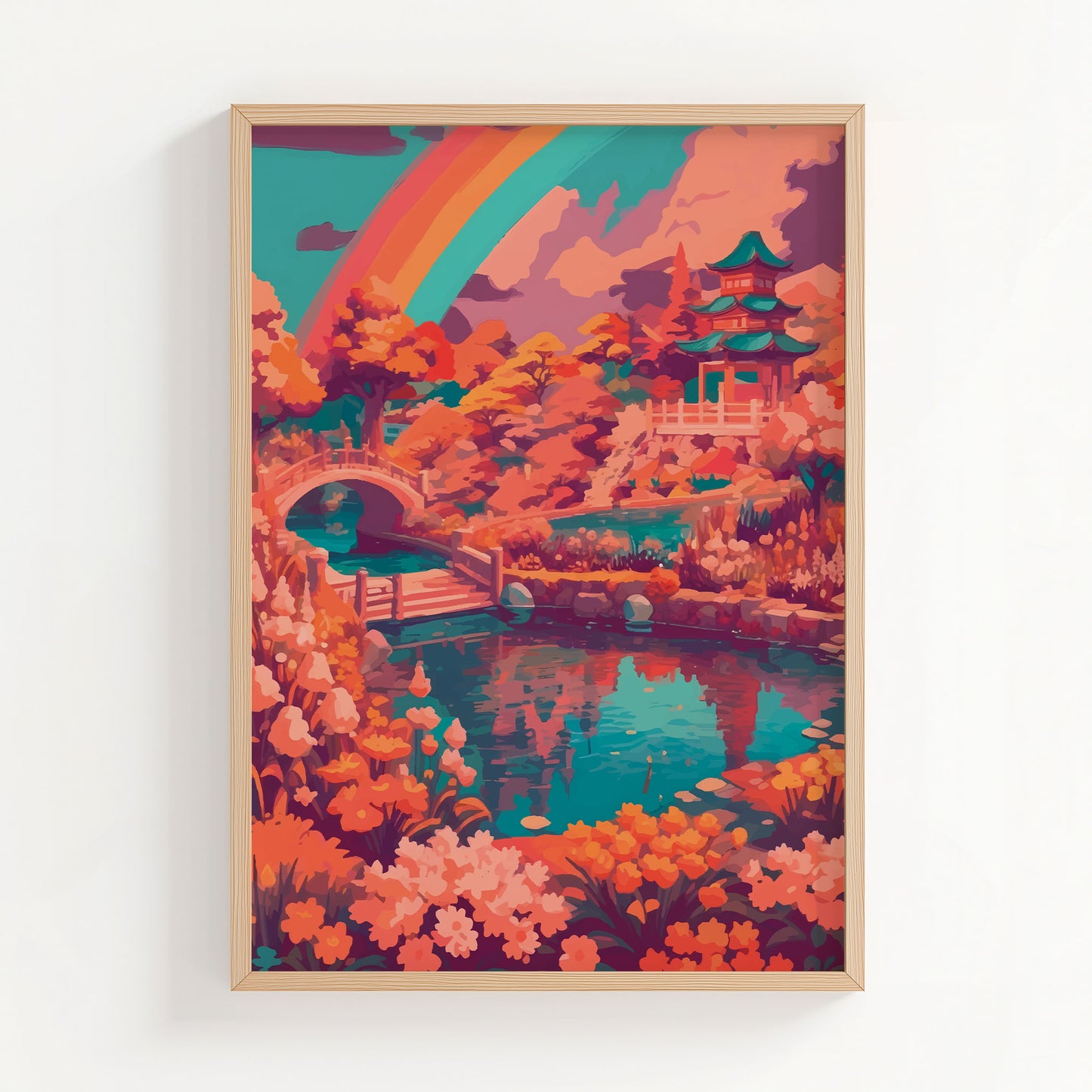 Rainbow Garden Print