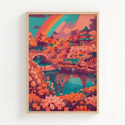 Rainbow Garden Print