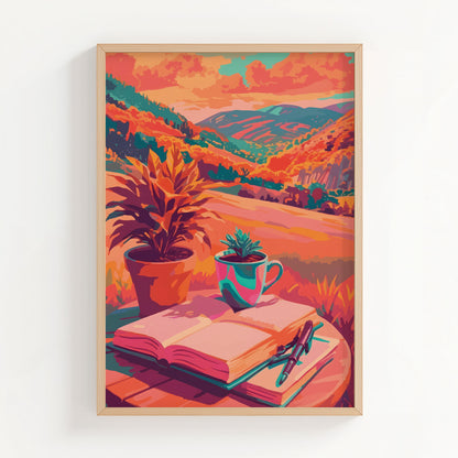 Peaceful Reading Print
