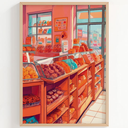 Warm Bakery Morning Print