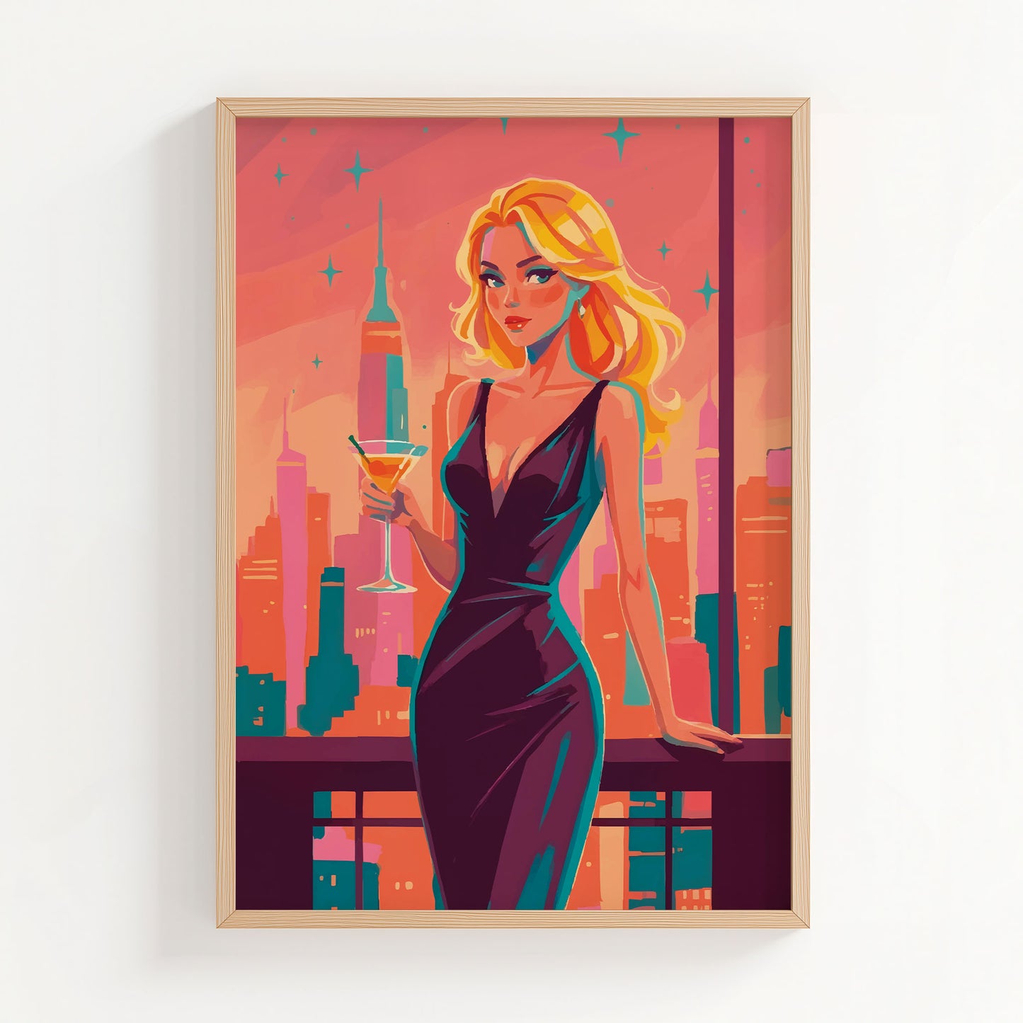 City Lights Elegance Print