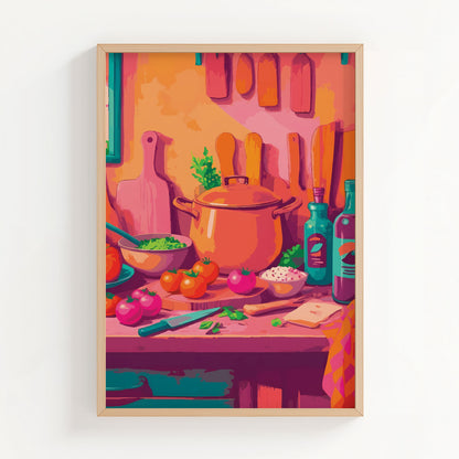 Farmhouse Cooking Vibes Print