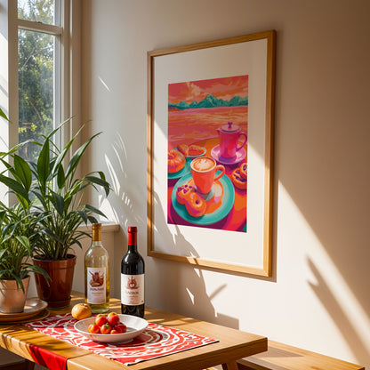 Breakfast In the Sky Print