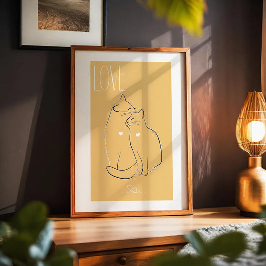 Love Cats Illustration