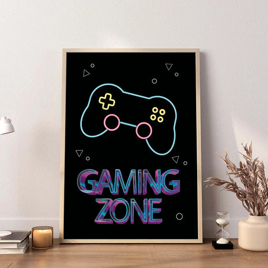 Gaming Zone Wall Art - SweetPixelCreations