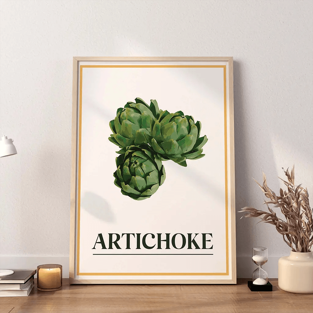 Green Artichoke - Printable Wall Art - SweetPixelCreations