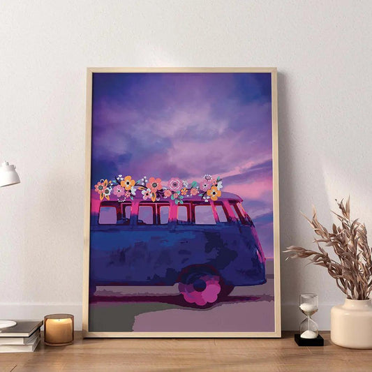 Floral Bus Painting - SweetPixelCreations