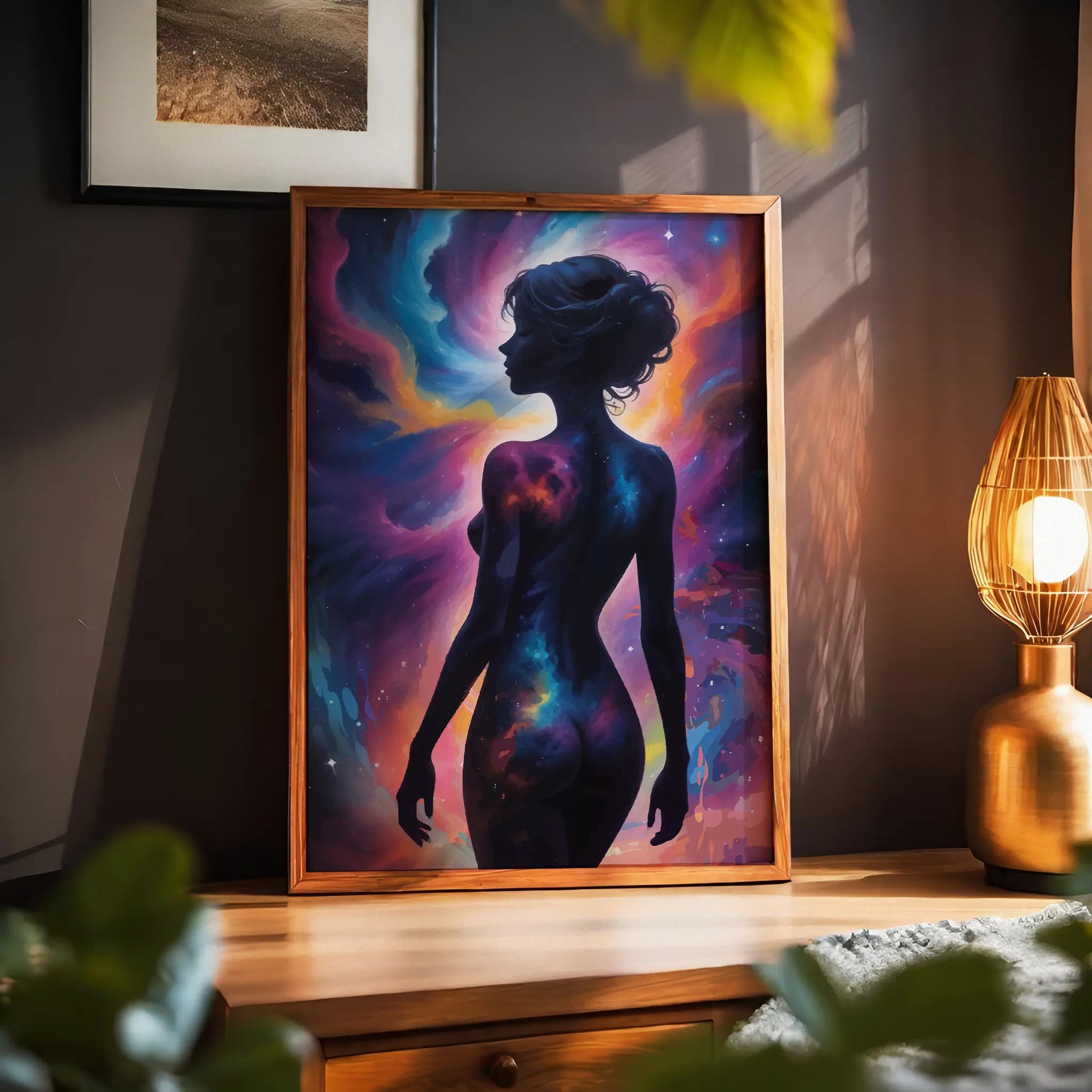 Cosmic Goddess Wall Art Print - SweetPixelCreations