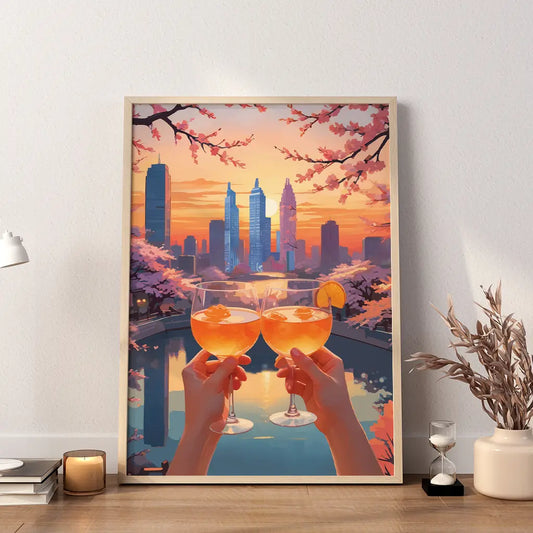 Blossom and Bubbles Art Print - SweetPixelCreations