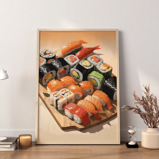 Sushi Delight Art Print - SweetPixelCreations