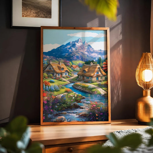 Alpine Cottage Print - SweetPixelCreations