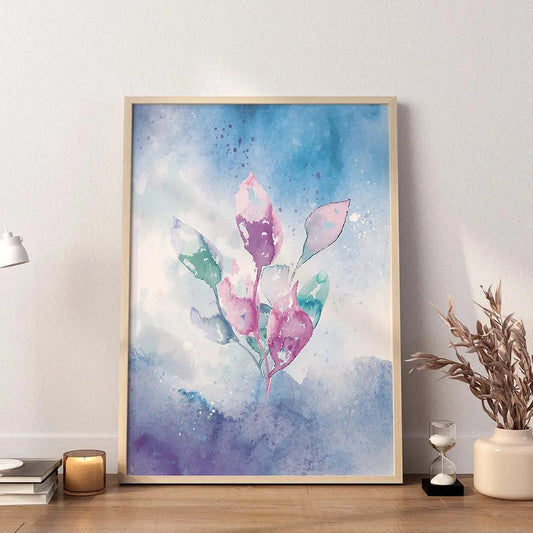 Colorful Pastel Flower Art Print - SweetPixelCreations