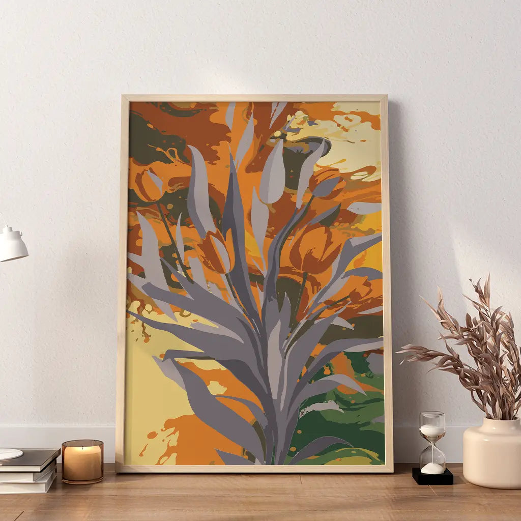 Abstract Botanical Plant Print - Perfect Boho Decor - SweetPixelCreations