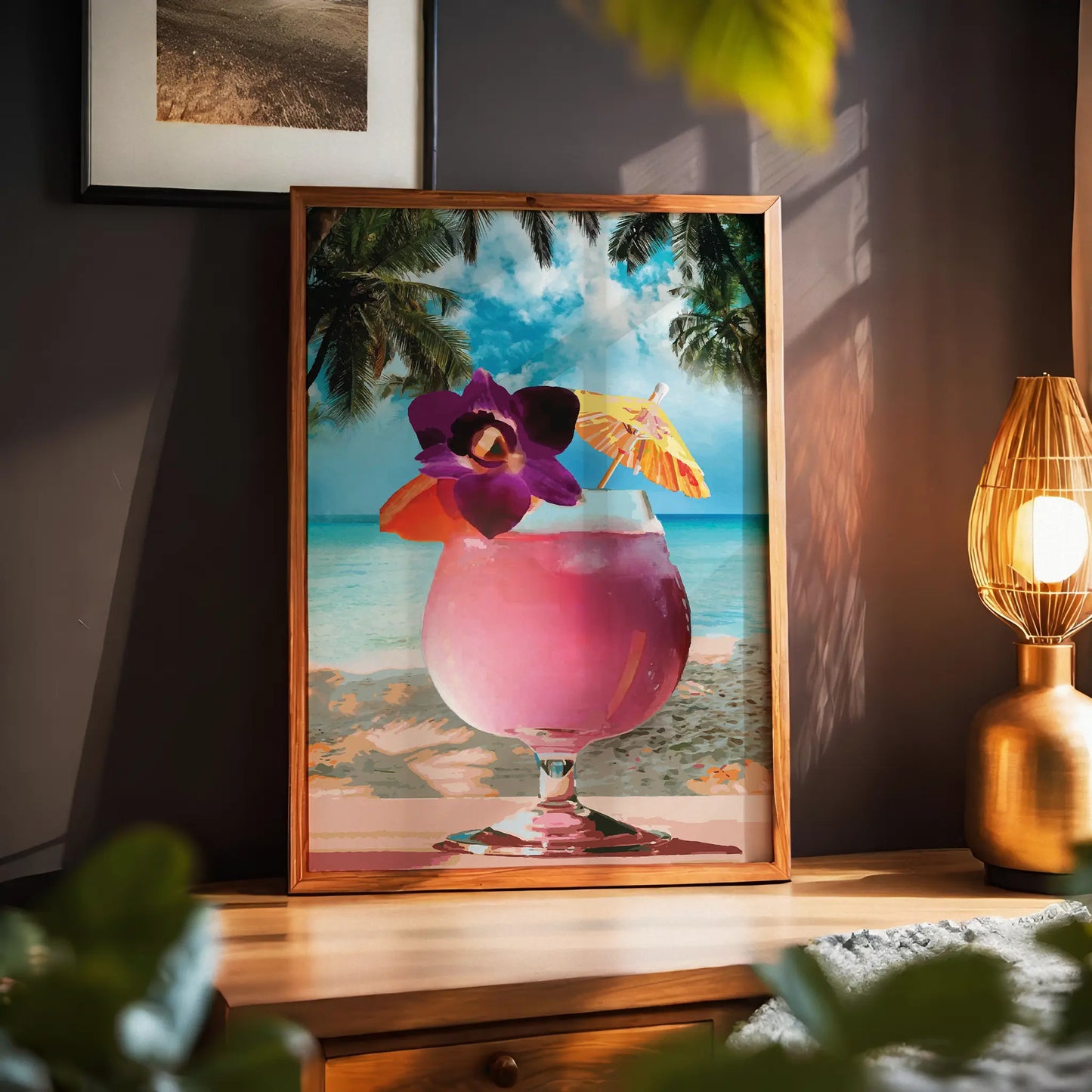 Tropical Cocktail Poster